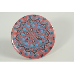 Badge.mandala.dot painting.TC.V3.RVB