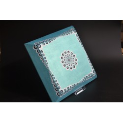 Tableau.mandala.turquoise.dot.2023