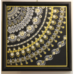 Tableau Carre.mandala.dotpainting.NDB..v3