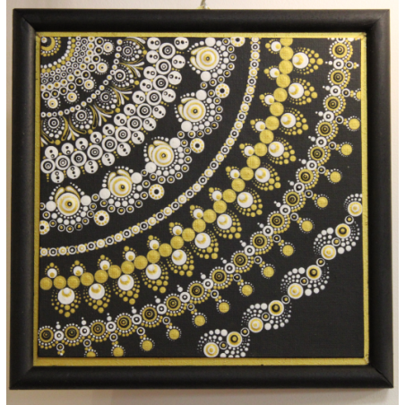 Tableau Carre.mandala.dotpainting.NDB..v3