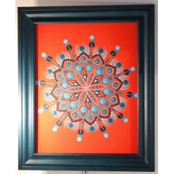 tableau.CE.mandala.dot.Rouge.Turquoise.2023