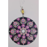 cd une face vert anis, rose violet