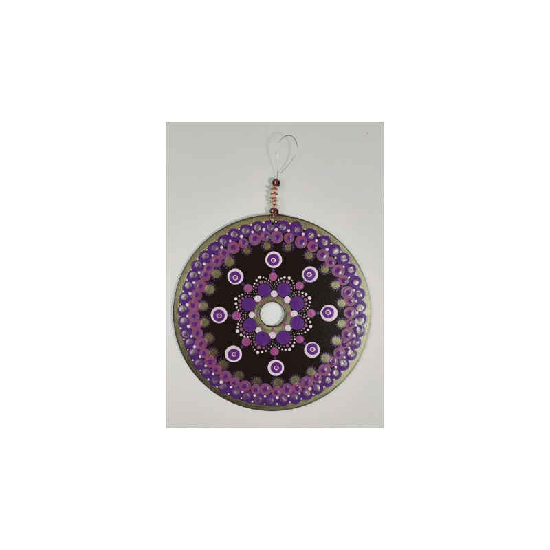 CD une face violet doré