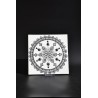 Tableau Carre.CE.mandala.dot.V3.Noir et blanc